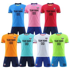 ชุดเสื้อฟุตบอลแบบดั้งเดิมเสื้อเจอร์ซีย์แห้งเร็วแบบทีมโลโก้ได้ตามต้องการ - Product Image 1