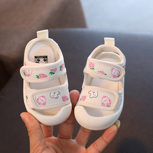 Chaussures pour bébé respirantes et confortables, chaussures mignonnes pour bébé, sandales d'été pour bébés filles, sandales pour tout-petits - Product Image 3