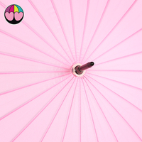 Parapluie publicitaire pas cher de 23 pouces avec logo, ouverture manuelle, unisexe, long et droit, pour la pluie