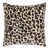 Housses de coussin en peluche douce à imprimé léopard, housse de coussin décorative en fausse fourrure à imprimé animal, housse de coussin décorative pour la maison