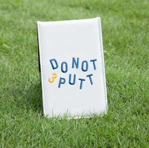 Libreta de Yardas de Golf con Bordado Personalizado OEM, Porta Tarjetas de Puntuación de Cuero PU Grabable - Product Image 6