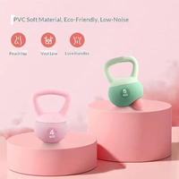Ensemble de kettlebells souples en PE avec poignée antidérapante pour les entraînements à domicile, conception durable assurant force et sécurité