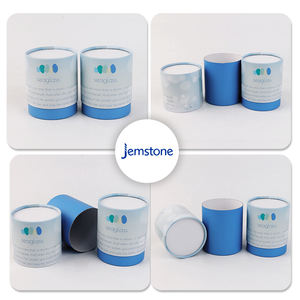 Cilindro de papel de materiales seleccionados biodegradables, caja de tubo de papel de té de embalaje redondo - Product Image 6