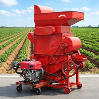 Décortiqueuse d'arachides à moteur diesel, double ventilateur, décorticage automatique, décortiqueuse d'arachides agricole, décortiqueuse d'arachides commerciale