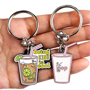Personnalisez vos propres porte-clés en métal en alliage de zinc avec logo 3D, étanches, vente en gros pour cadeaux promotionnels - Product Image 2