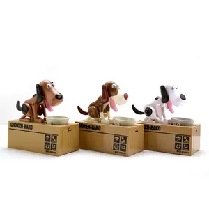 Sıcak satış köpek yeme paraları güvenli para banka elektronik kumbara para kutuları için erkek ve kız doğum günü hediyesi