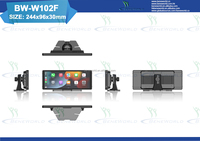 Écran tactile HD IPS universel sans fil Apple Carplay de 10,26 pouces, fourni par l'usine, pour autoradio, lecteur multimédia