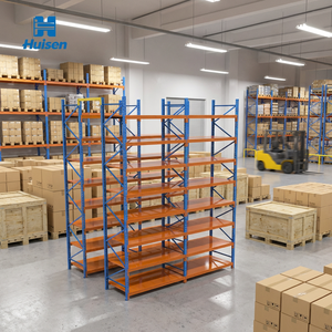 Étagère à palettes métallique robuste réglable pour entrepôt, capacité 1000 kg/2000 kg/3000 kg par niveau - Product Image 3