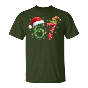 T-shirt Six Seven 67 Meme Christmas Santa Gen Alpha - Product Image 1