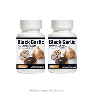 Capsules d'<span class=keywords><strong>ail</strong></span> <span class=keywords><strong>noir</strong></span> pour adultes certifiées HACCP, marque privée, SAC 0,5%, source Chine, sans gluten, formule de soutien quotidien pour le bien-être - Product Image 6