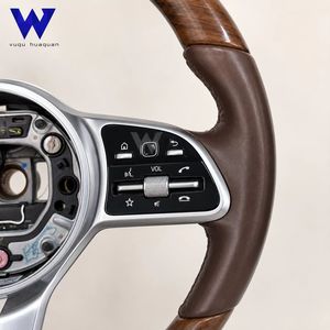 Adecuado para Mercedes Benz Clase A, B, E, G, GLA, CLA, GLC, GLS, GLE, Clase C, W205, W204, Modelo Antiguo, Placa Direccional <span class=keywords><strong>de</strong></span> Madera <span class=keywords><strong>de</strong></span> Melocotón Nueva y Mejorada - Product Image 4