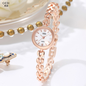 Nuevo reloj de pulsera de cuarzo para mujer, con esfera pequeña, diseño simple y elegante, con cadena, pequeño y con estilo. - Product Image 4