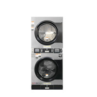 10KG 12KG 15KG Stack Washer Dryer Coin Washer Commercial Laundry Machines Hotel and Laundry Shops