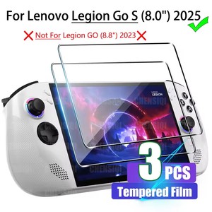 2025 verre de protection Transparent pour Lenovo <span class=keywords><strong>Legion</strong></span> Go S 8.0 pouces 9H dureté HD anti-empreintes digitales protecteur d'écran <span class=keywords><strong>Film</strong></span> trempé - Product Image 2
