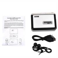 Convertisseur de cassette en MP3 Lecteur de cassette USB autonome Enregistreur Convertit directement les cassettes en clé USB Pas de PC requis