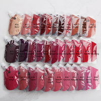 Vente en vrac 50ml rouge à lèvres liquide mat de base de brillant à lèvres dans un sac ou une bouteille en plastique végétalien brillant base de brillant à lèvres étanche