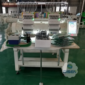 Machine à broder informatisée Disen 12/15 couleurs, double tête, pour casquettes, t-shirts, broderie 3D - Product Image 4