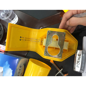 <span class=keywords><strong>Reflector</strong></span> de barandilla de carretera, delineadores de barandilla de luz LED amarilla, delineador trapezoidal reflectante de barandilla Solar - Product Image 5