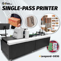 Printer Inkjet CMYK Otomatis Kecepatan Tinggi Giftec untuk Kemasan Kantong Kertas Kraft dan Karton