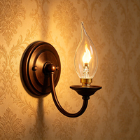 Ampoule LED C35 à effet flamme, culot E12/E14, ampoule décorative en verre transparent pour la décoration de Noël et de la maison