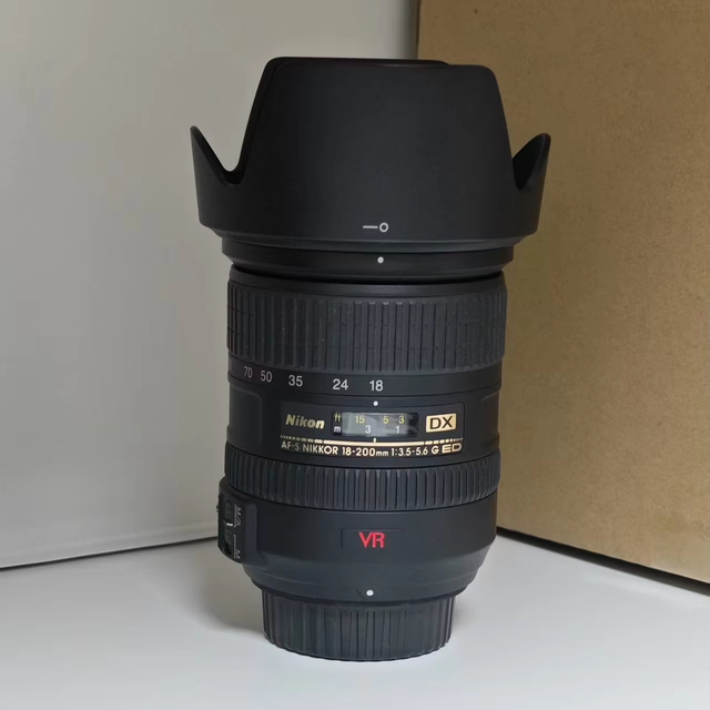 Low Price Nikons AF-S DX 18-200mm F/3.5-5.6G ED VR Telephoto Zoom DSLR Camera Lens 86mm Filter Made in Guangdong