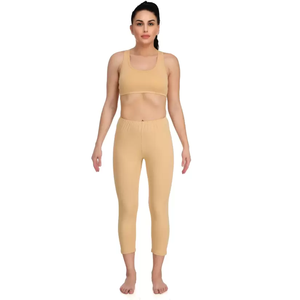 Leggings de yoga d'entraînement taille haute et soutien-gorge 2 pièces ensemble solide costumes de sport de fitness personnalisés pour les femmes options de taille disponibles - Product Image 5