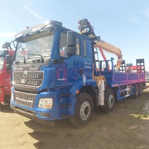 Shacman Delong 8X4 Heavy Duty Truck Mounted Crane, 400HP Hydraulic Telescopic <b>Boom</b> Crane for Heavy Cargo Transportation for Sale - Product Image 4
