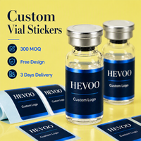 Étiquettes autocollantes personnalisées pour petits flacons de 2 ml et 3 ml, imprimées sur mesure, de taille précise, pour bouteilles en verre – Service d'étiquetage