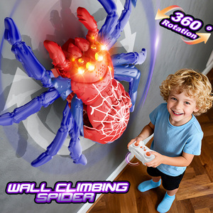 Robot araignée télécommandé réaliste pour enfants, <span class=keywords><strong>jouet</strong></span> électrique rampant sur le sol et les murs, idéal pour les farces et cadeaux - Product Image 2