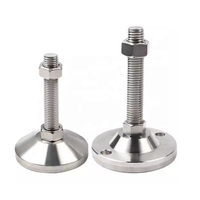 D40 50 60 80 pieds M8 M10 M12 filetage L50/100/150/200 pieds de meubles en métal vis de nivellement réglable tampons pied de Support