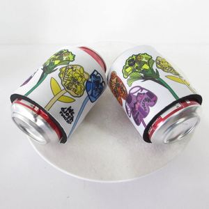 Wholesale High Quality Cheapest Logo Printed Promotional Neoprene Slap Wrap Can Cooler - Product Image 4