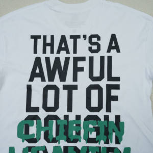 Camiseta de Hombre de Alta Calidad 100% Algodón con Estampado 'THAT'S A AWFUL LOT OF COUGH SYRUP 1:1', Manga Corta, Estilo Casual - Product Image 6