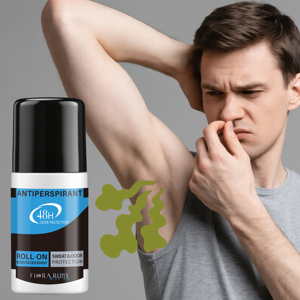Déodorant anti-transpirant naturel, marque privée OEM, éliminateur d'odeurs corporelles, déodorant roll-on pour hommes - Product Image 5