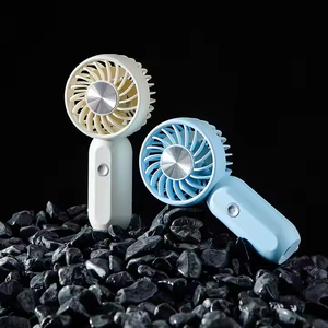 Ventilateur portable mini 3 vitesses, refroidissement par air, rechargeable par USB, ventilateur de table fonctionnant sur batterie, ventilateur à main pour l'extérieur - Product Image 4