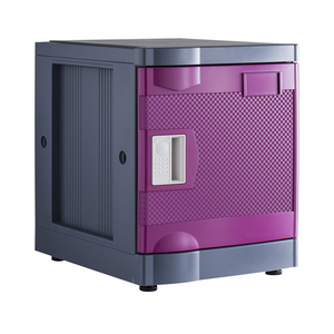 Casier en plastique ABS de qualité supérieure, écologique, robuste, classique, à motif diagonale, avec serrure à clé, pour l'école, la salle de sport, la piscine - Product Image 5