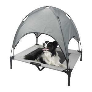 ZMaker-cama de verano para perros, parasol para exteriores, elevada, Oxford, duradera, con dosel, plegable - Product Image 1