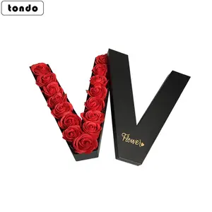 Ivytonton — boîte à lettres de roses de luxe, boîte à lettres pour anniversaire, en forme de fleurs préservée, vente en gros