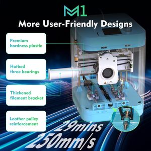 Impresoras 3D FDM de Alta Velocidad 250 mm/s con Nivelación Automática, Volumen de Impresión de 100x110x100 mm, Juguetes para Niños, Impresora 3D para Manualidades, Impresora 3D para Niños - Product Image 3