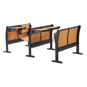 Escritorios y Sillas Escolares Masao, Hilera de Sillas con Estructura Metálica y Madera Sólida, para Estudiantes de Primaria y Secundaria - Product Image 4
