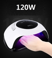 120W haute puissance vernis à ongles gel lampe de cuisson portable induction photothérapie sèche machine led lampe à ongles