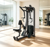 Nouvelle machine de musculation commerciale réglable en acier avec siège pour l'entraînement du dos et la musculation