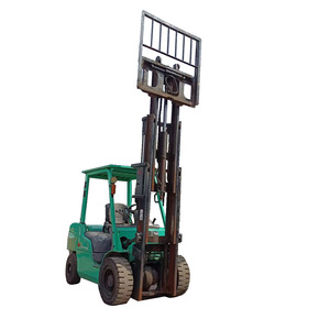 Used Mitsubishi FD30 Counterbalance Forklift 3 Ton S4S Diesel Engine Solid Tire Well-Maintained for Factory <b>Handling</b> - Product Image 1