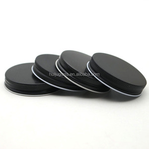 58-400 58mm Couvercle en métal noir Doublure en plastisol avec bord blanc - Product Image 3