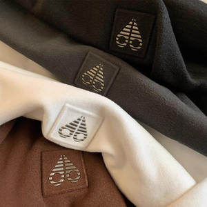 T-shirt Homme Col Rond Manches Longues Coupe Droite en Fibre de Polyester Jacquard 220g, Très Élastique, Décontracté et Tendance, Printemps-Automne - Product Image 2