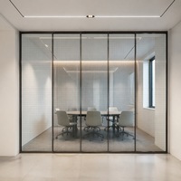 Verre feuilleté câblé anti-reflet de 10 mm avec protection anti-UV pour cloisons de bureau et décoration intérieure