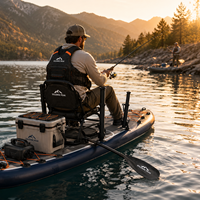 Kit complet de paddle board de pêche professionnel avec siège haut confortable – Vente en gros