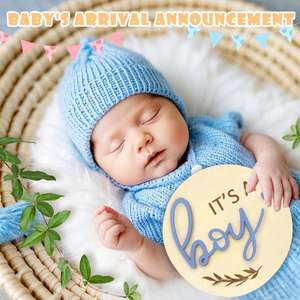 Tableau d'affichage 3D en bois pour la fête du sexe révéler la <span class=keywords><strong>grossesse</strong></span> garçon/fille tableau d'affichage pour la fête des mères Pâques Noël - Product Image 3