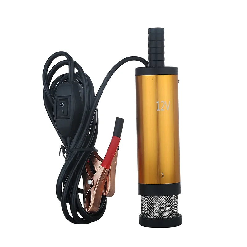 Draagbare Mini Dc 12V 24V Elektrische Diesel Olie Kerosine Water Doseren Dompelpomp Voor Aquarium Pompen water