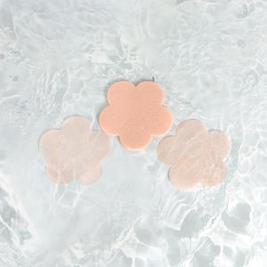 Disque de tonification semi-gel à texture unie en fibres de camélia, rafraîchissant et nettoyant doux et transparent - Product Image 1