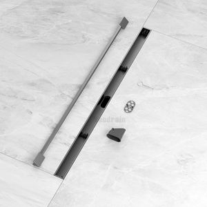 Salle de bain étroit Long siphon de sol en acier inoxydable 304 douche grille linéaire Anti odeur noyau égouttoir piège drain de sol - Product Image 2